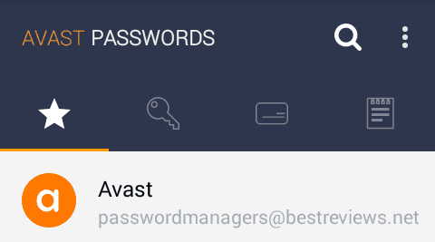 avast password review