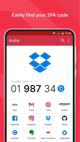 Authy Tokens