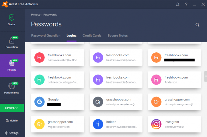 The Windows Client of Avast Passwords