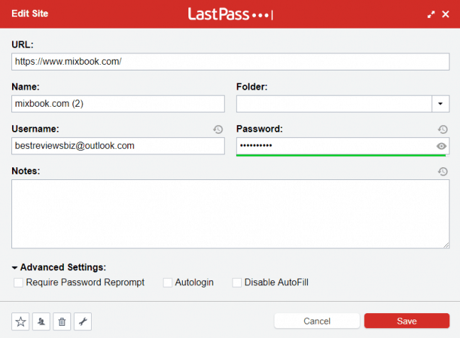 LastPass Password Manager 4.117 instaling