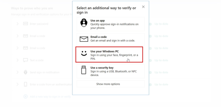 Microsoft Two-factor Authentication