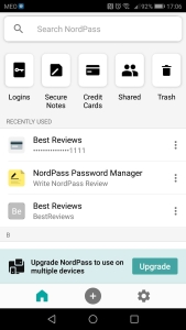NordPass Mobile App