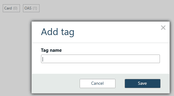 Adding Tags to Credentials