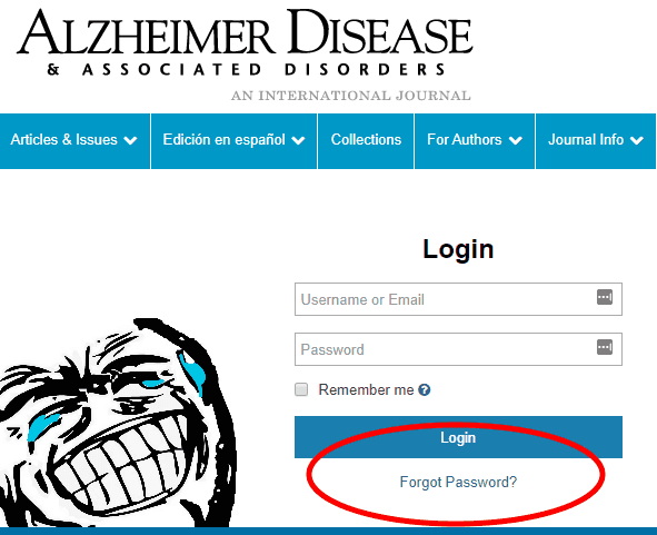 Fail at Alzheimer Disease Site