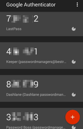 One-Time Passwords for Password Managers
