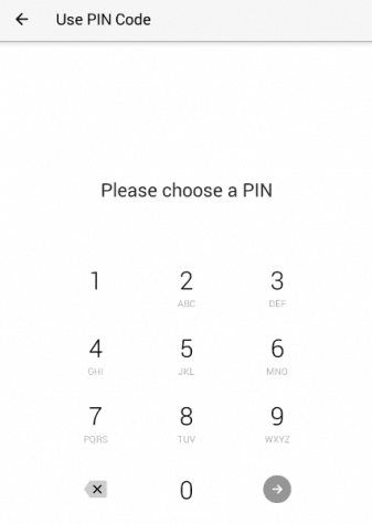 Replacing Master Password With PIN Code
